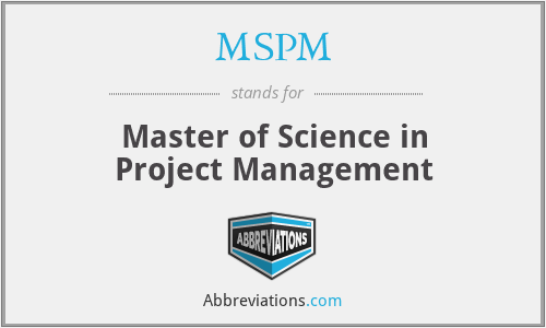 master of science in project management jobs